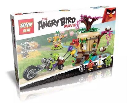 Конструктор Angry Birds LEPIN 19003 Bird Island Egg Heist