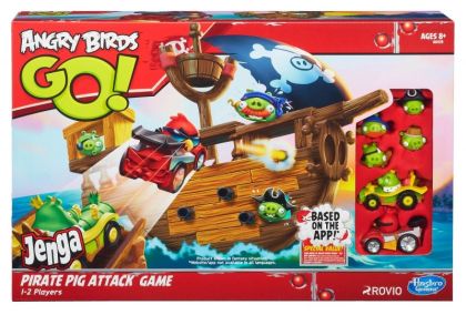 Angry Birds Go Дженга - Hasbro Angry Пиратски кораб