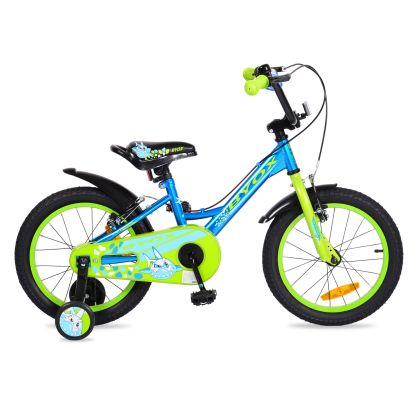 Детски велосипед BYOX със спомагателни колела 16" SHARKY