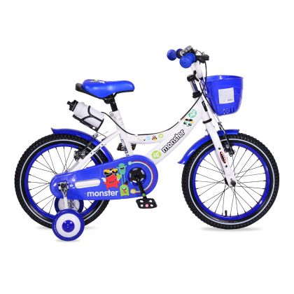 Детски велосипед MONI със спомагателни колела 16'' MONSTER
