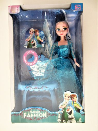 Кукла Елза Frozen с музикална тоалетка