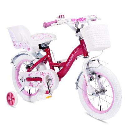 Детски велосипед с помощни колела Byox 14'' Flower