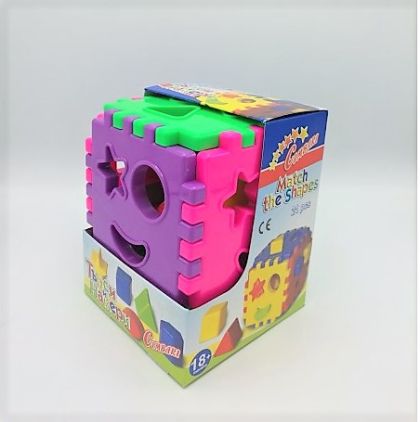 Кубче сортер с форми за сортиране 21 части за момиче