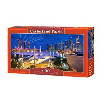 Пъзел Марина Бей Сингапур, панорамен пъзел 600 части Castorland