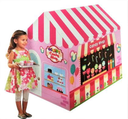 Детска сглобяема палатка къща за игра Магазин за бонбони