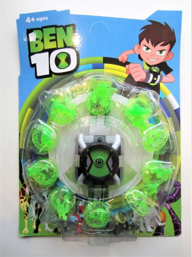 Ben 10 Omniverse часовник с фигурки Бен 10 зелен 026-2