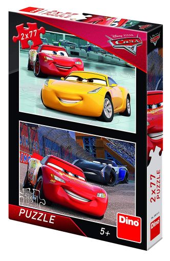 Детски пъзел Disney Cars 3 Racers - 2 х 77 части