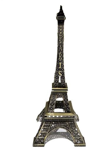 Метален сувенир Айфеловата кула в Париж 18 см