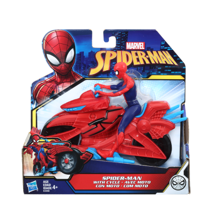 HASBRO Фигура герой с мотоциклет SPIDER-MAN E3368