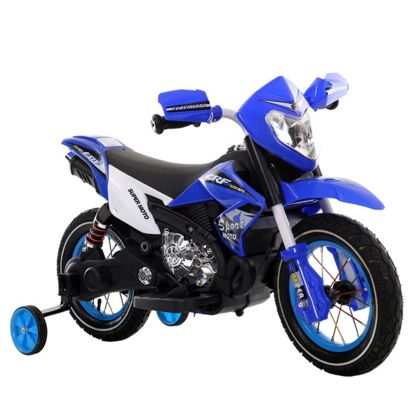 Детски акумулаторен мотор Super Moto - FB-6186 син