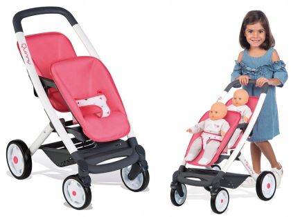 Smoby Детска количка за кукли близнаци Quinny Maxi Cosi
