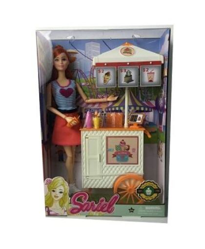 Кукла Sariel с мобилен магазин за сладолед