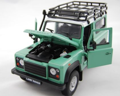 Welly Метална количка Land Rover Defender 1:24 
