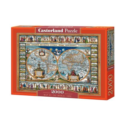 Castorland Пъзел Карта на света 2000 части - 200733