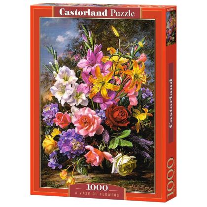 Пъзел Castorland 1000 части Ваза с цветя