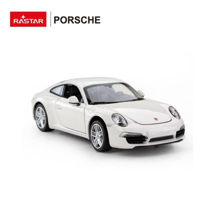 Метална кола с отварящи се врати Porsche 911 Rastar 1:24 бял