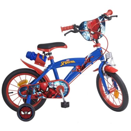 Детски велосипед с помощни колела Spiderman 874 Toimsa 14"