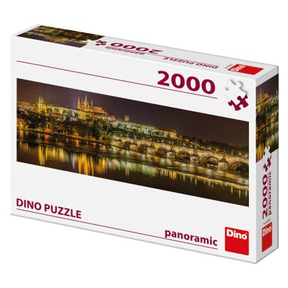 Пъзел Dino 2000 части Карлов мост в Прага, Чехия