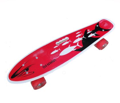 Детски скейтборд пениборд RED - 55 см