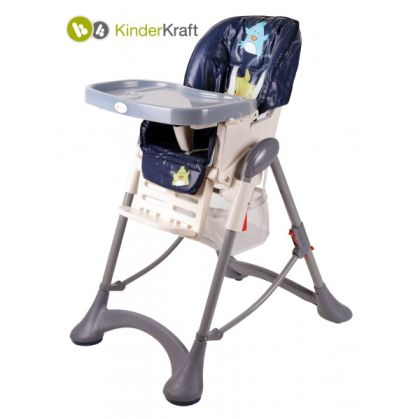 KinderKraft SUN столче за хранене синьо