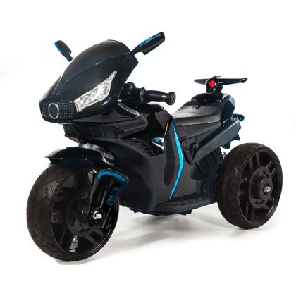 Детски акумулаторен мотор Shadow светещи EVA гуми  - 6688 черен