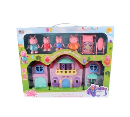 Игрален комплект къща с фигурки PEPPA PIG 