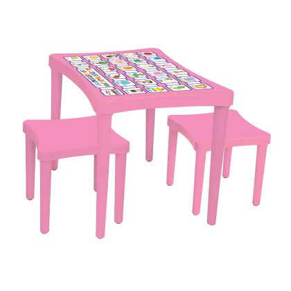 Детска маса с два стола Pilsan 03493 розова
