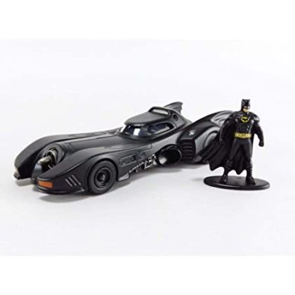 Метален автомобил Batmobile&Batman Justice League 1/32