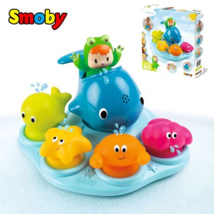 Играчки за баня Морски животни Cotoons Smoby 7600110608