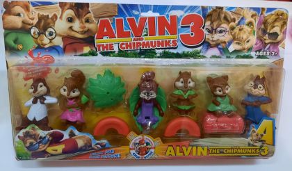 Комплект фигурки Alvin и катеричоците