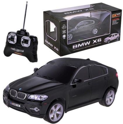 Кола с радио контрол BMW X6 черна 866-2404