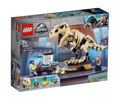 Конструктор LEGO Jurassic World 76940 - Изложба на вкаменен Трекс