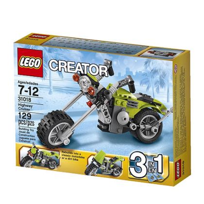 LEGO CREATOR магистрален мотоциклет 3 в 1 31018