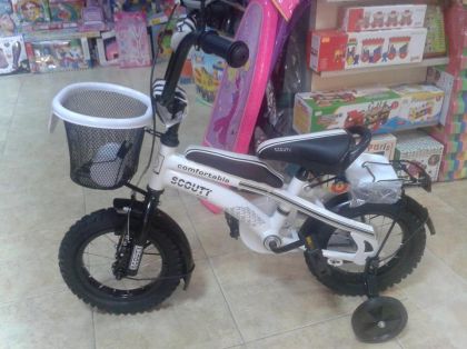 ДЕТСКИ ВЕЛОСИПЕД SCOUTT 12" бял