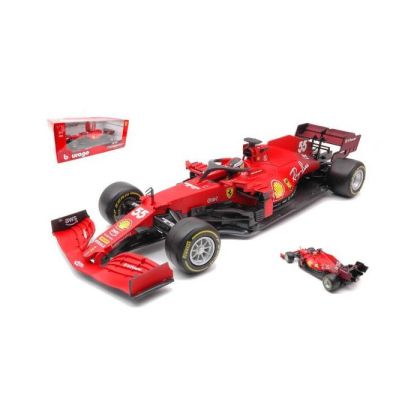 Метална количка Formula 1 Ferrari F1 2021 Season Car Bburago 1:18 - 18/16809