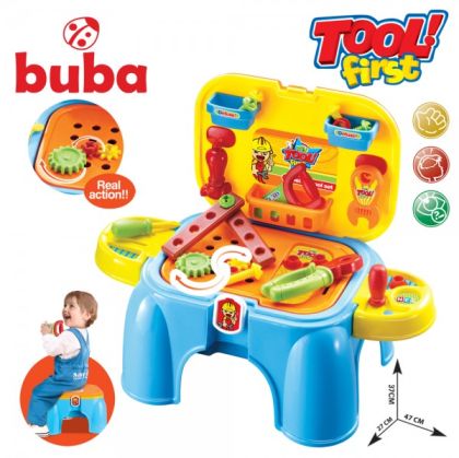 Buba Tool First детски комплект с инструменти за малкия майстор