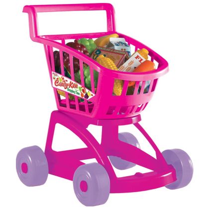 Детска количка за пазаруване с продукти DEDE 1369