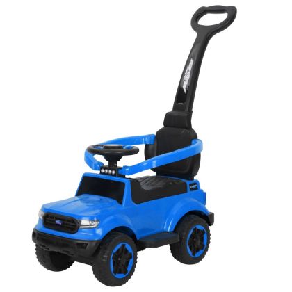 Кола за возене Ride-On с родителски контрол, Синя OCIE 2190002P