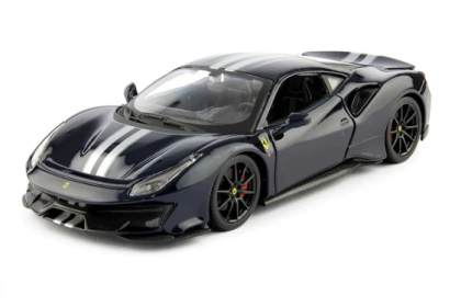 Метален автомобил Ferrari 488 PISTA Bburago 1:24 black
