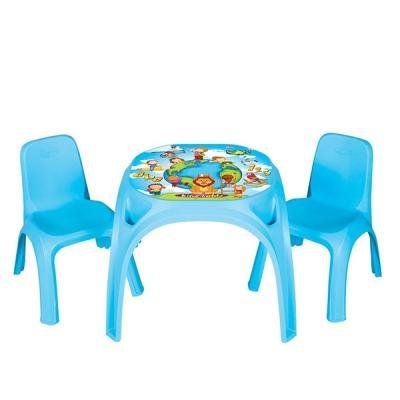 Маса с 2 стола KING синя PILSAN 03422