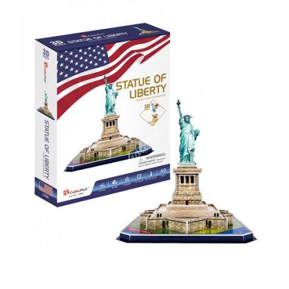 3D Пъзел STATUE OF LIBERTY CubicFun C080