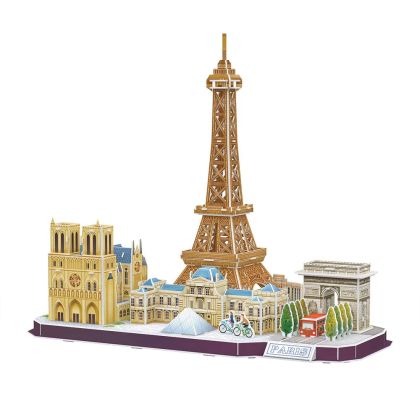 3D Пъзел CITY LINE PARIS CubicFun MC254h