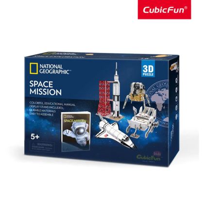 Пъзел 3D National Geographic Космическа мисия Space Mission 80ч. CubicFun, DS0971h