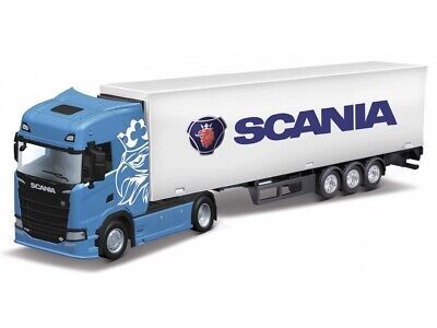 Метален камион с ремарке Scania S730 Bburago 1/43 