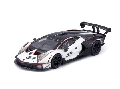 Метална кола Lamborghini Essenza SCV12 Bburago 1:24 бял
