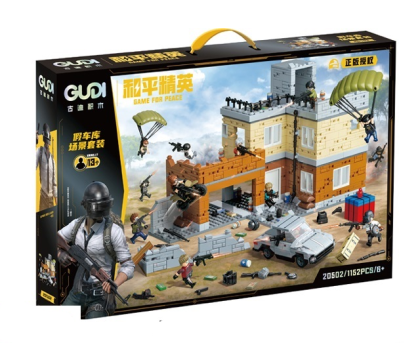 Конструктор PEACE ELITE FAKE GARAGE SCENE Gudi 20502