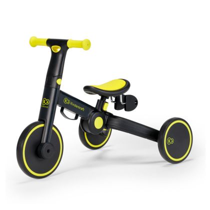 Детска сгъваема триколка Kinderkraft 4trike 3в1 Black