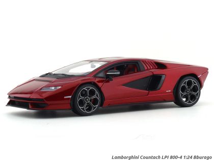 Метална кола Lamborghini Countach LPI 800-4 Bburago 1:24 red