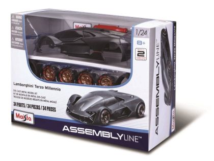 Метална Кола за сглобяване Lamborghini Terzo Millennio MAISTO ASSEMBLY LINE 1:24 39287