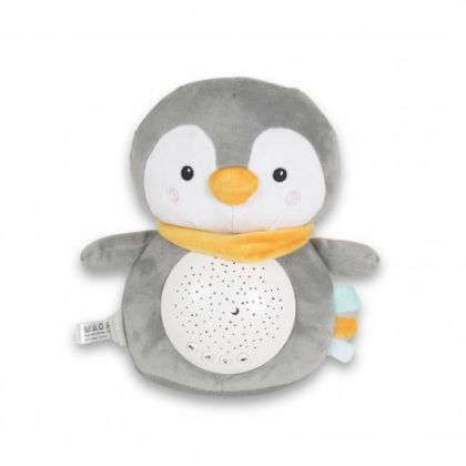 Плюшена нощна лампа с проектор Snuggly Penguin